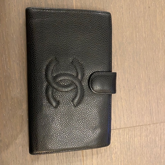 Chanel Wallet Leather Grossgrain - Picture 1 of 5